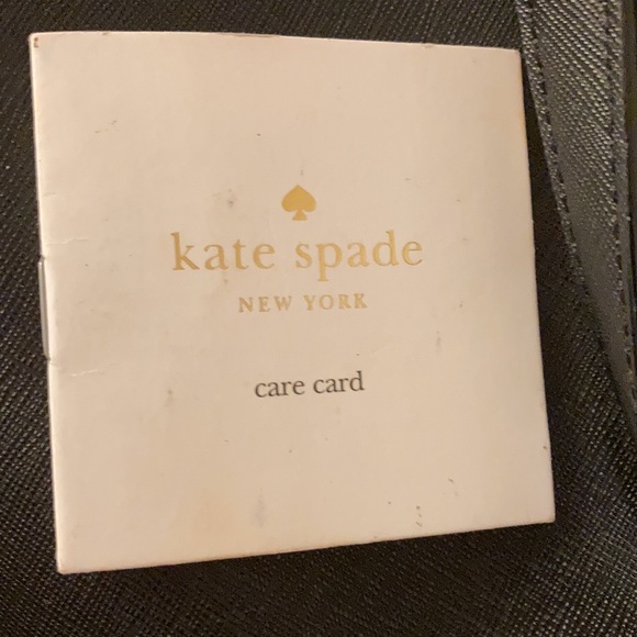 Kate Spade black leather tote - Picture 7 of 8